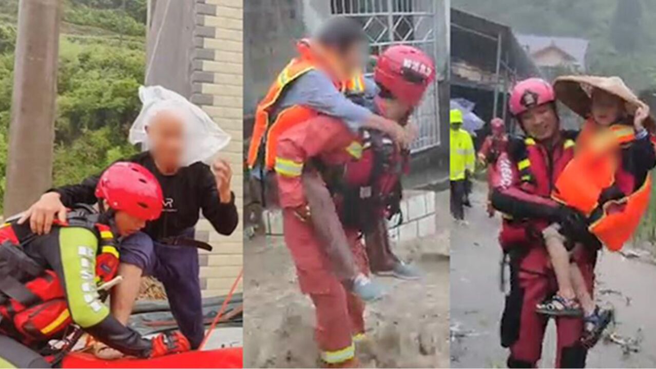 暴雨来袭!湖南湘西多地受灾,消防火速营救被困人员136人