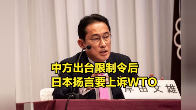 中方出台限制令后,多国纷纷采取行动,日本扬言要上诉WTO