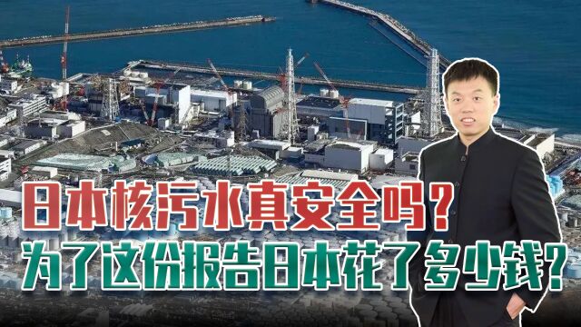 日本核污水排入大海,国际机构公布评估报告,日本为此花了多少钱