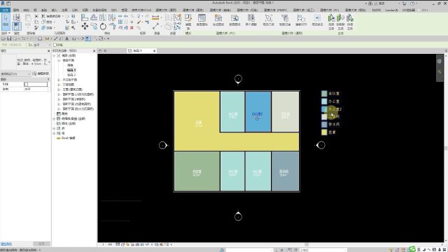 第11期:Revit 中利用颜色方案改变房间填充颜色#BIM #Revit#小技巧