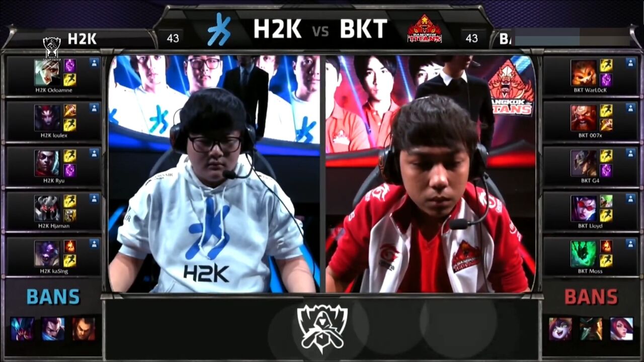 【2015全球总决赛】小组赛 H2K vs BKT