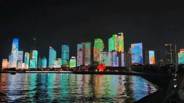 青岛五四广场夜景