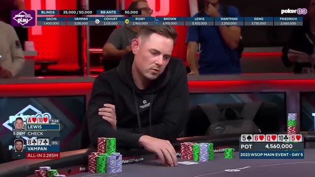 讨论 | 在WSOP主赛Day5比赛中,弃掉同花坚果:Toby Lewis的决定是否正确?