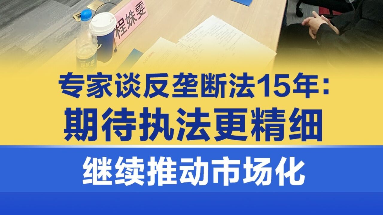 专家谈反垄断法15年:期待执法更精细、继续推动市场化