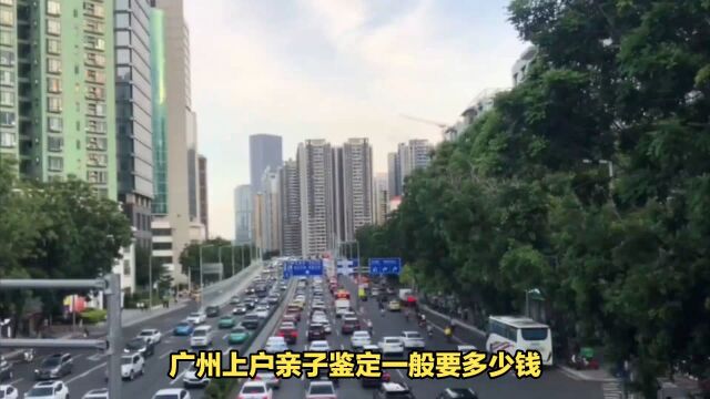 广州上户亲子鉴定费用公布:一般要多少钱?