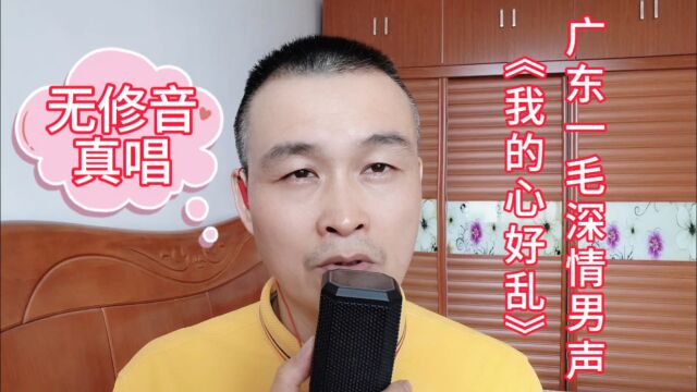 无修音真唱(广东一毛深情男声)《我的心好乱》