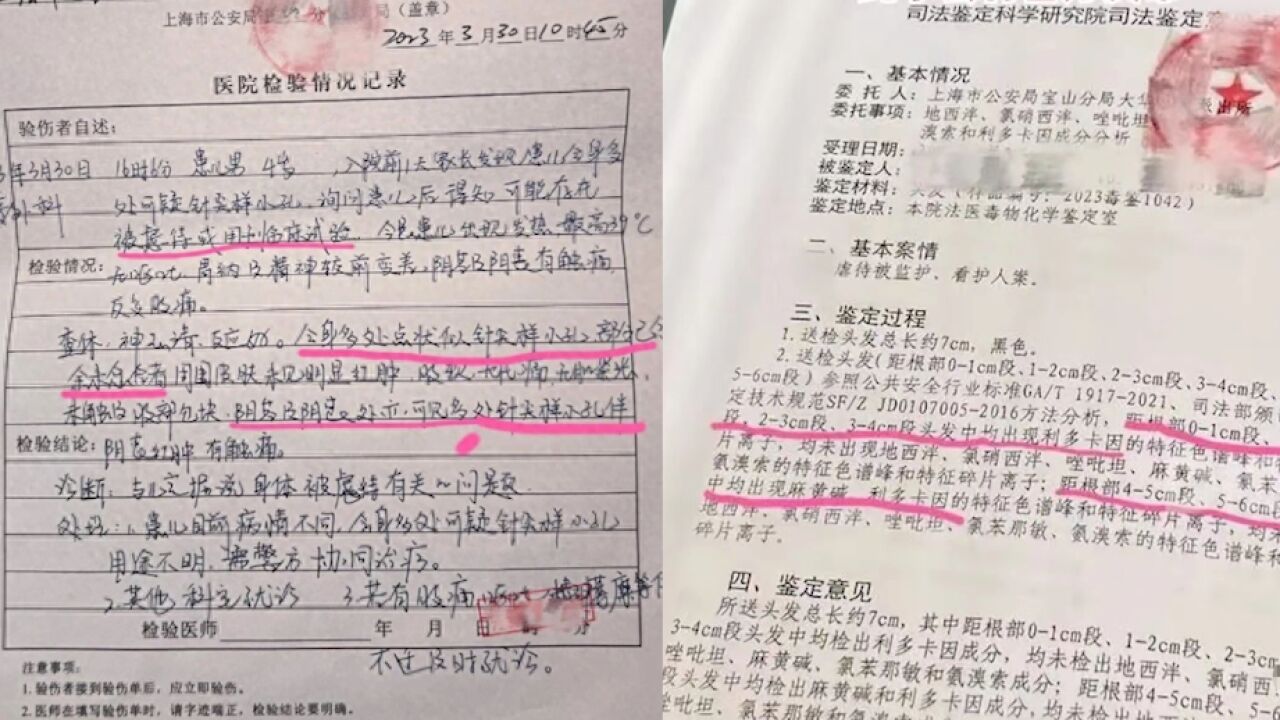 上海一幼儿园被曝多名幼童疑遭虐待,管理中心:验伤单可能造假,家长想讹钱