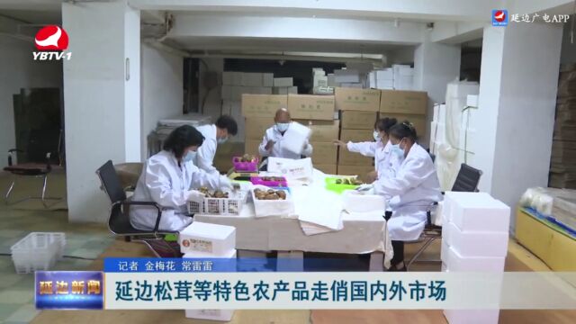 延边松茸等特色农产品走俏国内外市场