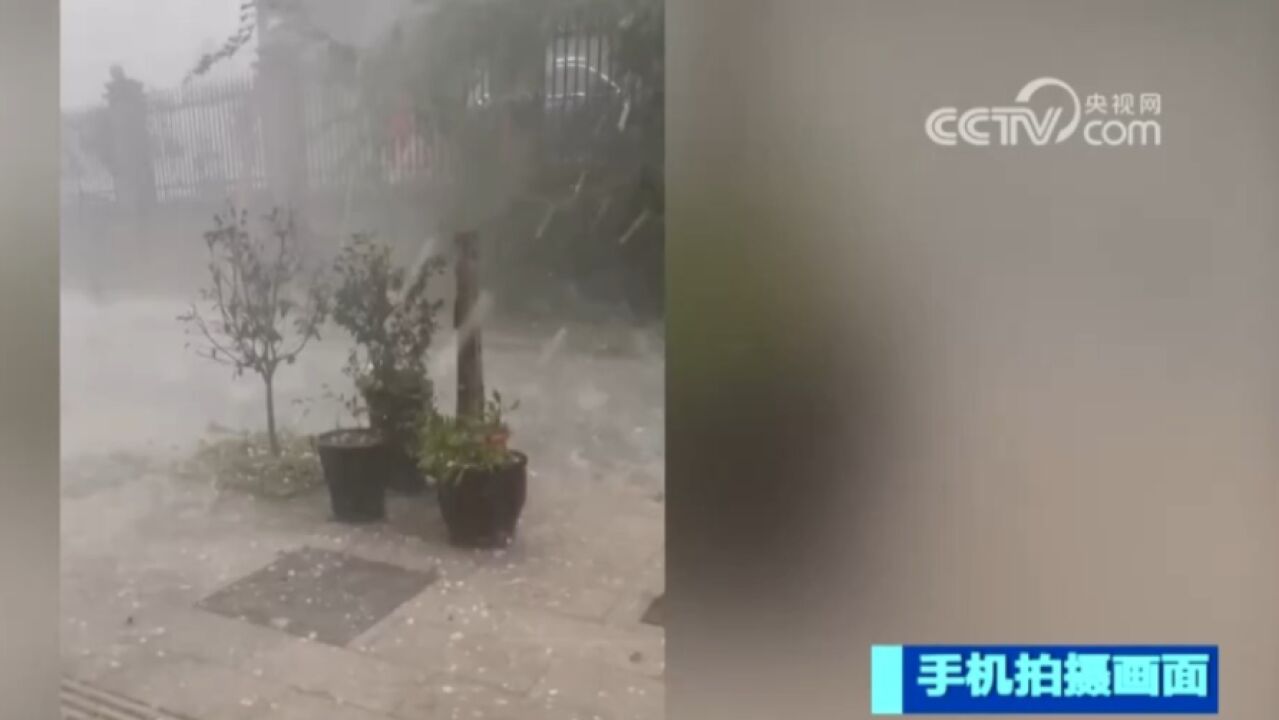 浙江苍南:遭遇雷暴冰雹天气,最高风力达11级