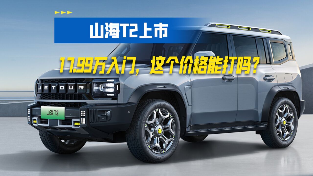 山海T2上市,17.99万入门,这个价格能打吗?