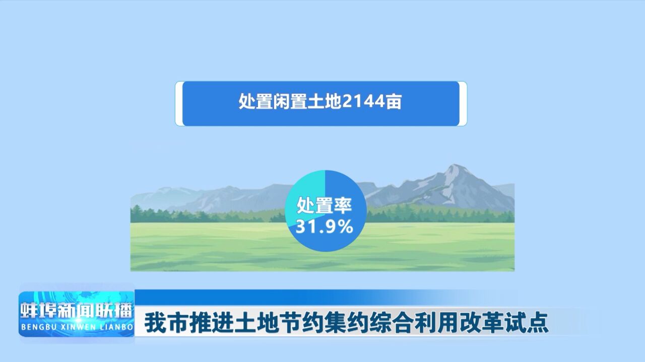 我市推进土地节约集约综合利用改革试点