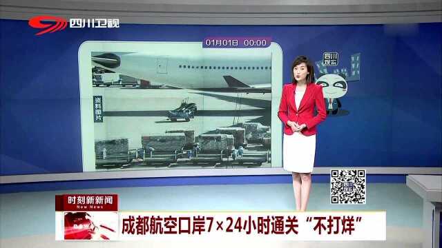 成都航空口岸7*24小时通关“不打烊”