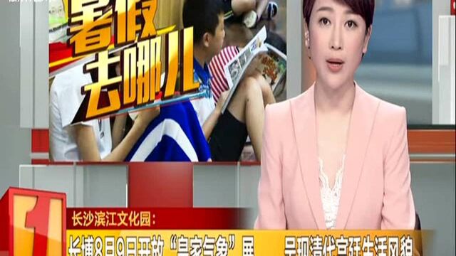 长沙滨江文化园:长博8月9日开放“皇家气象”展 呈现清代宫廷生活风貌