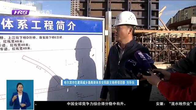 城乡路高架体系安阳路支线桥工程开工