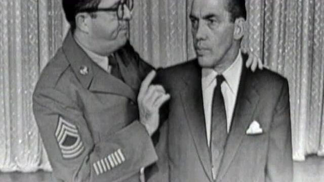 Phil Silvers Gives Ed Sullivan Singing Lessons