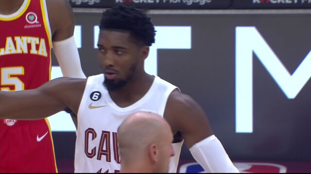 老鹰99-105骑士 加兰23+11米切尔24分双剑合璧