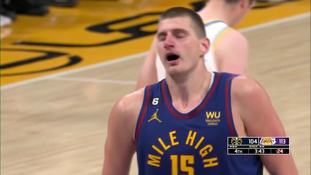 NBA常规赛：掘金vs湖人 只关于篮球解说回放