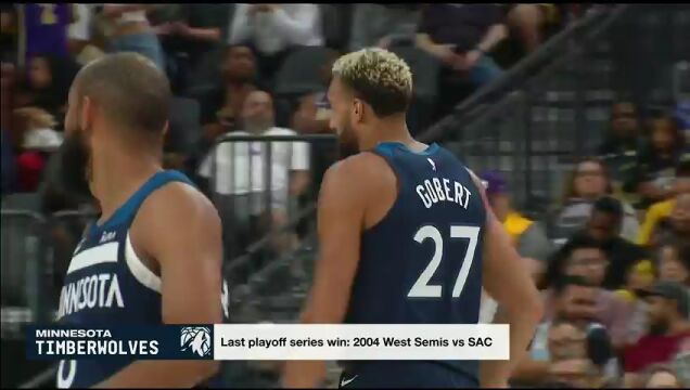 NBA季前赛：森林狼vs湖人第1节中文解说回放