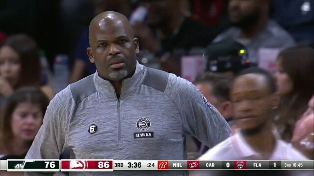 NBA常规赛：爵士vs老鹰第3节原声解说回放