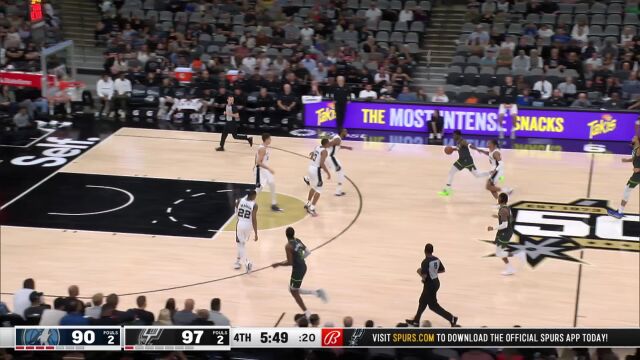 森林狼98-107马刺 马刺多点开花力克森林狼