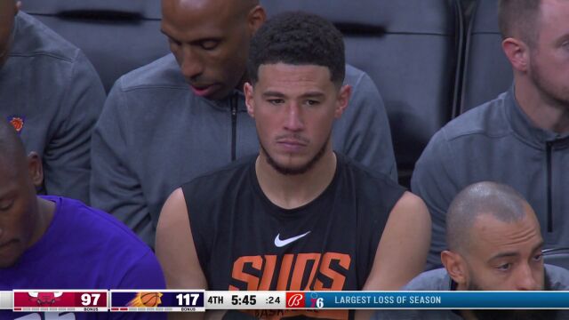 公牛vs太阳精华回放 布克轰下51分率队取得六连胜坐稳西部第一