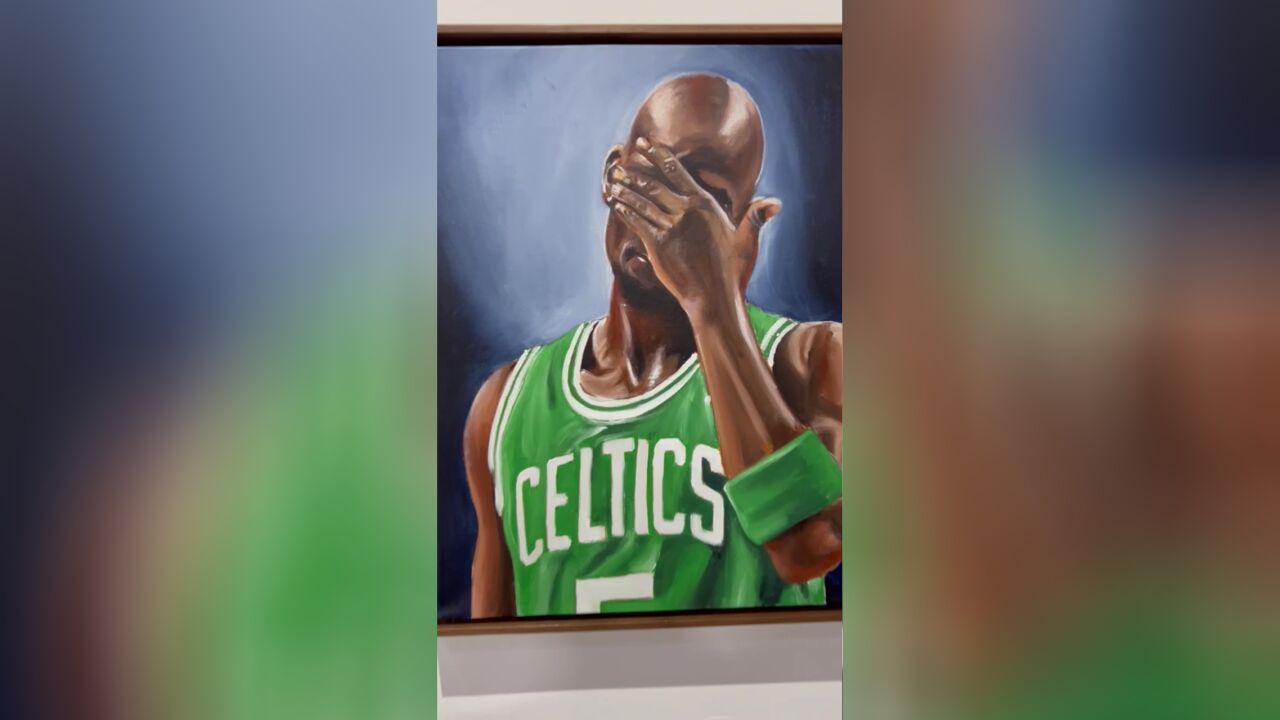 体育和艺术是一家 一起来看NBA主体的艺术画展