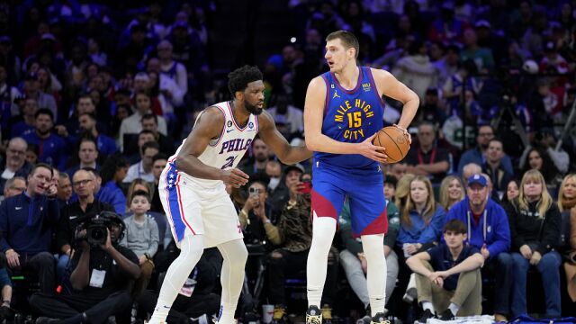 约基奇vs费城集锦 全场24+8+9里突外投难救主