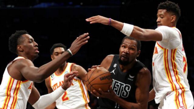 老鹰116-120篮网 杨空砍33+9杜欧组合67分