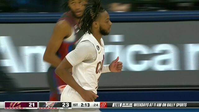 加兰助飞莫布利轰炸禁区 威廉姆斯碾压韦德突破得手