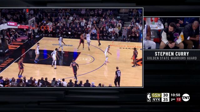 NBA常规赛：勇士vs尼克斯第2节中文解说回放