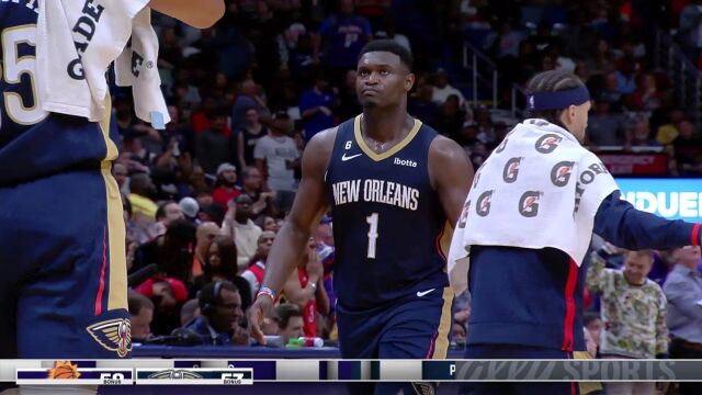 太阳124-129鹈鹕 锡安35+8鹈鹕加时赛豪取7连胜