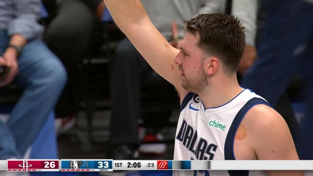 火箭vs独行侠精华纯享 东契奇再砍三双 独行侠豪取五连胜