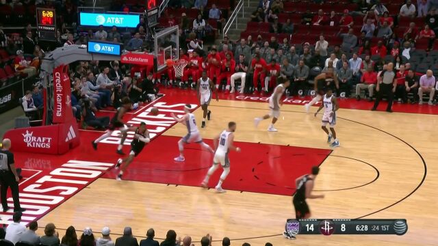 一言不合就起飞 贾巴里史密斯巴恩斯对送暴扣