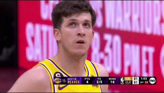 NBA常规赛：湖人vs骑士第3节中文解说回放