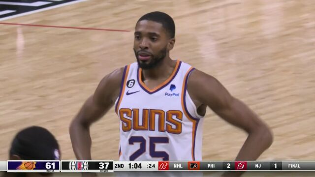 NBA常规赛：太阳vs快船第2节中文解说回放