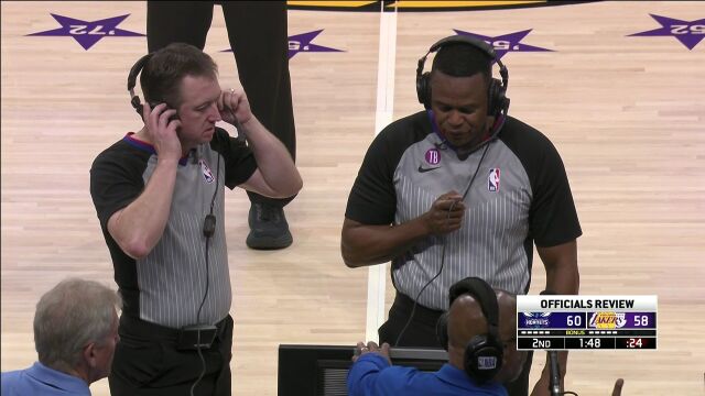 黄蜂vs湖人第2节中文解说回放