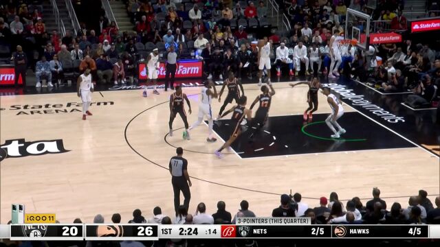 克拉克斯顿旱地拔葱强势重扣 穆雷弧顶冷血三分立刻反击