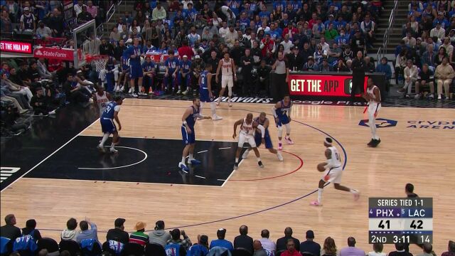 怕了怕了！太阳队BCD人手一记三分炮肆意轰炸快船篮筐