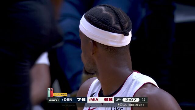 掘金vs热火第3节中文解说回放