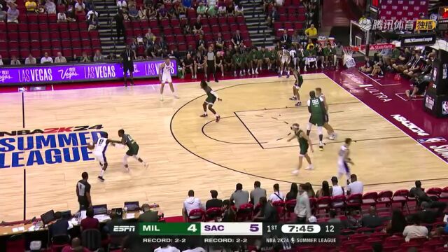 雄鹿vs国王第1节中文解说回放