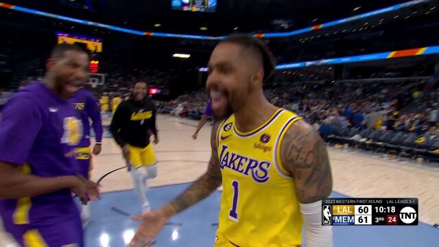 湖人vs灰熊第3节英文原声回放