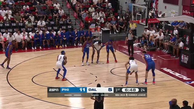 76人vs独行侠第1节中文解说回放