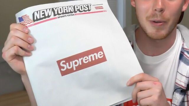 Supreme占领纽约邮报头版,报纸价格飙升数十倍