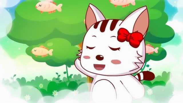 兔小贝儿童故事:小花猫种鱼