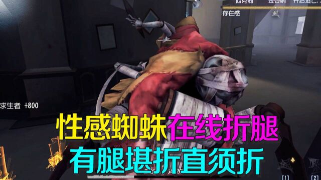 第五人格皮皮阳日记:蜘蛛结网到底折了几条腿?有腿堪折直须折!