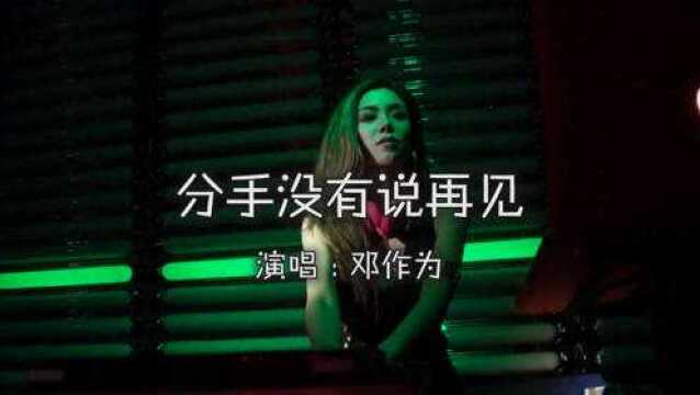 一首DJ《分手没有说再见》变质的谎言,极好听!