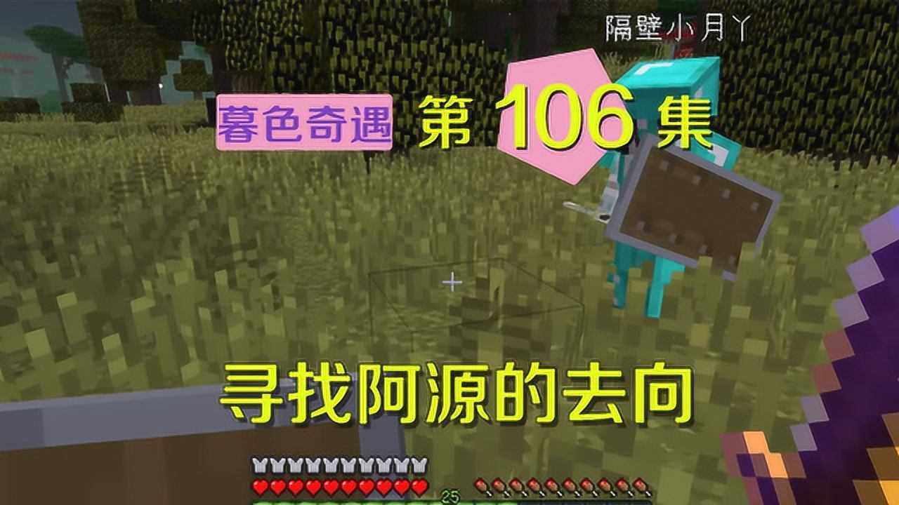 我的世界阿阳暮色奇遇106阿源到底去了哪我猜测没到暮色森林