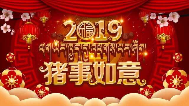 亚东县2019年新年祝贺