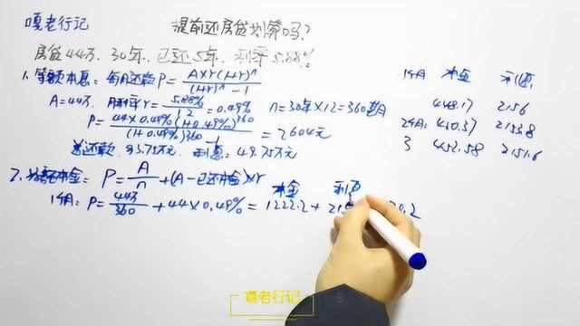 提前还贷划算吗?房贷44万贷款30年,已经还了5年