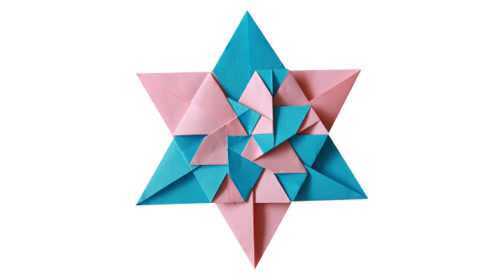 教你用纸折叠一款漂亮的星星，曼荼罗星折纸